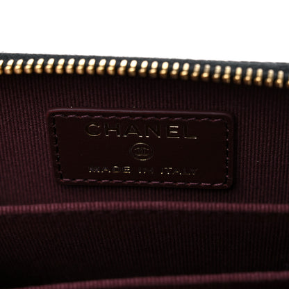 Chanel Caviar Quilted Zip Coin Purse Black 6 of 8