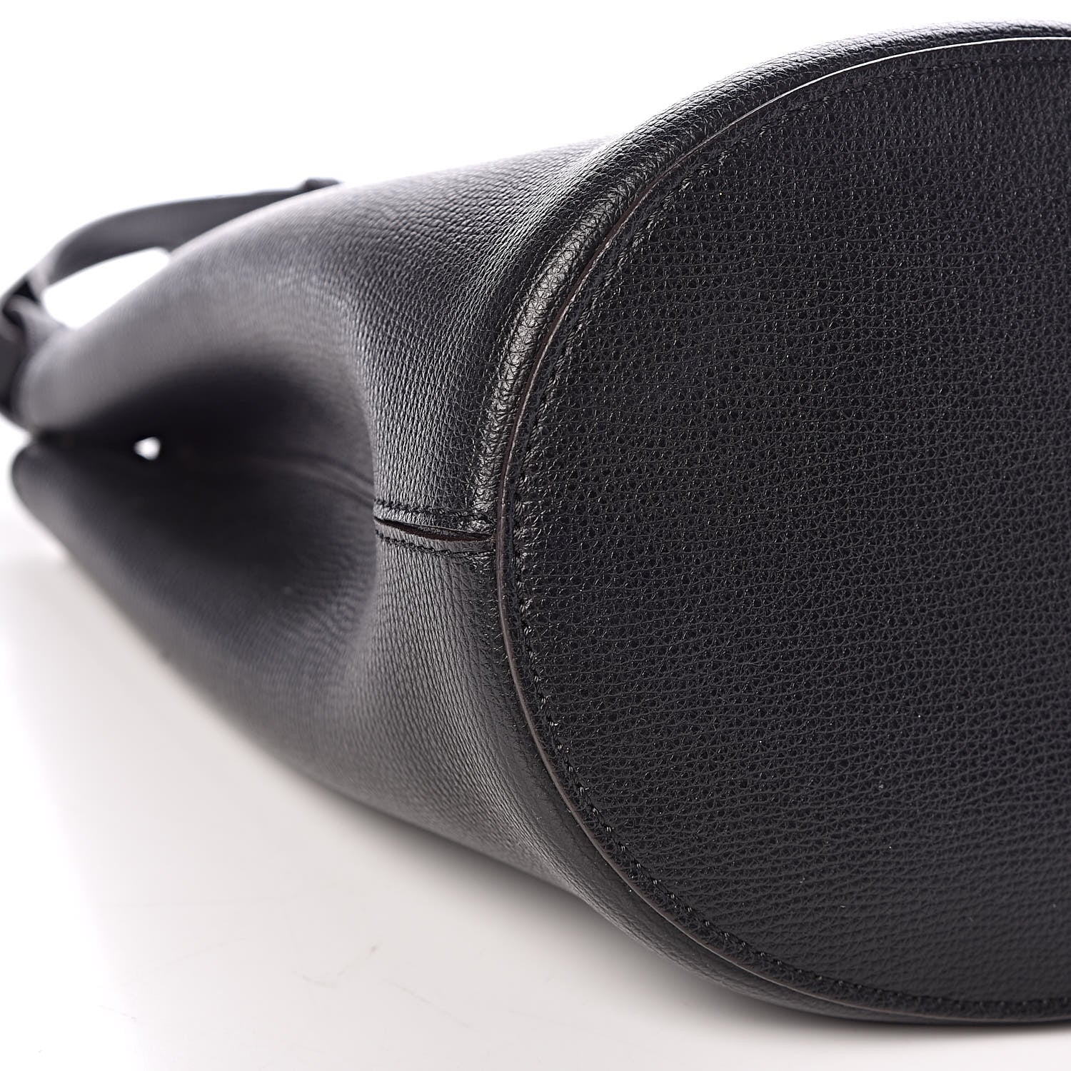Burberry London Grainy Calfskin Small Lorne Bucket Crossbody Black 8 of 10