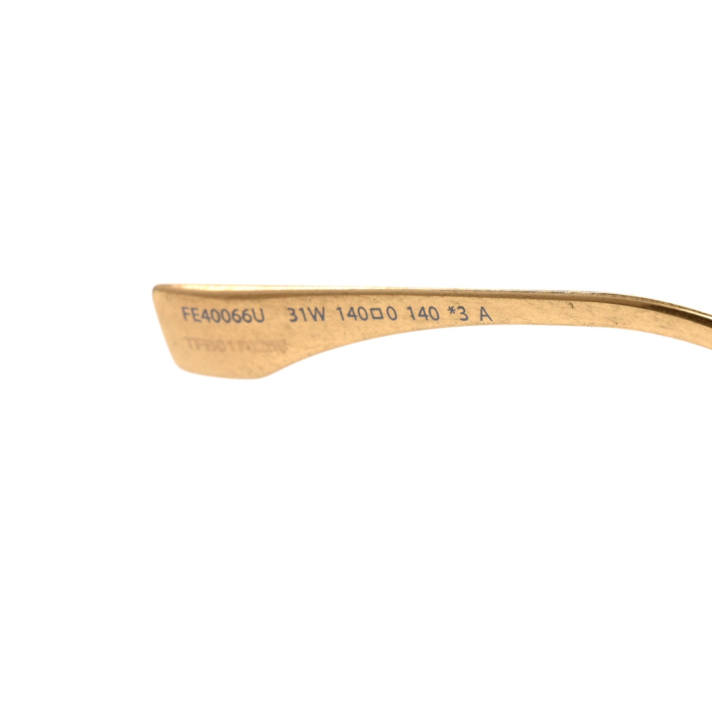 Metal Fendigraphy Shield Sunglasses FE 40066/U Shiny Endura Gold