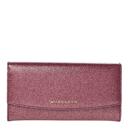 Burberry Patent Glitter Porter Continental Wallet 1 of 9