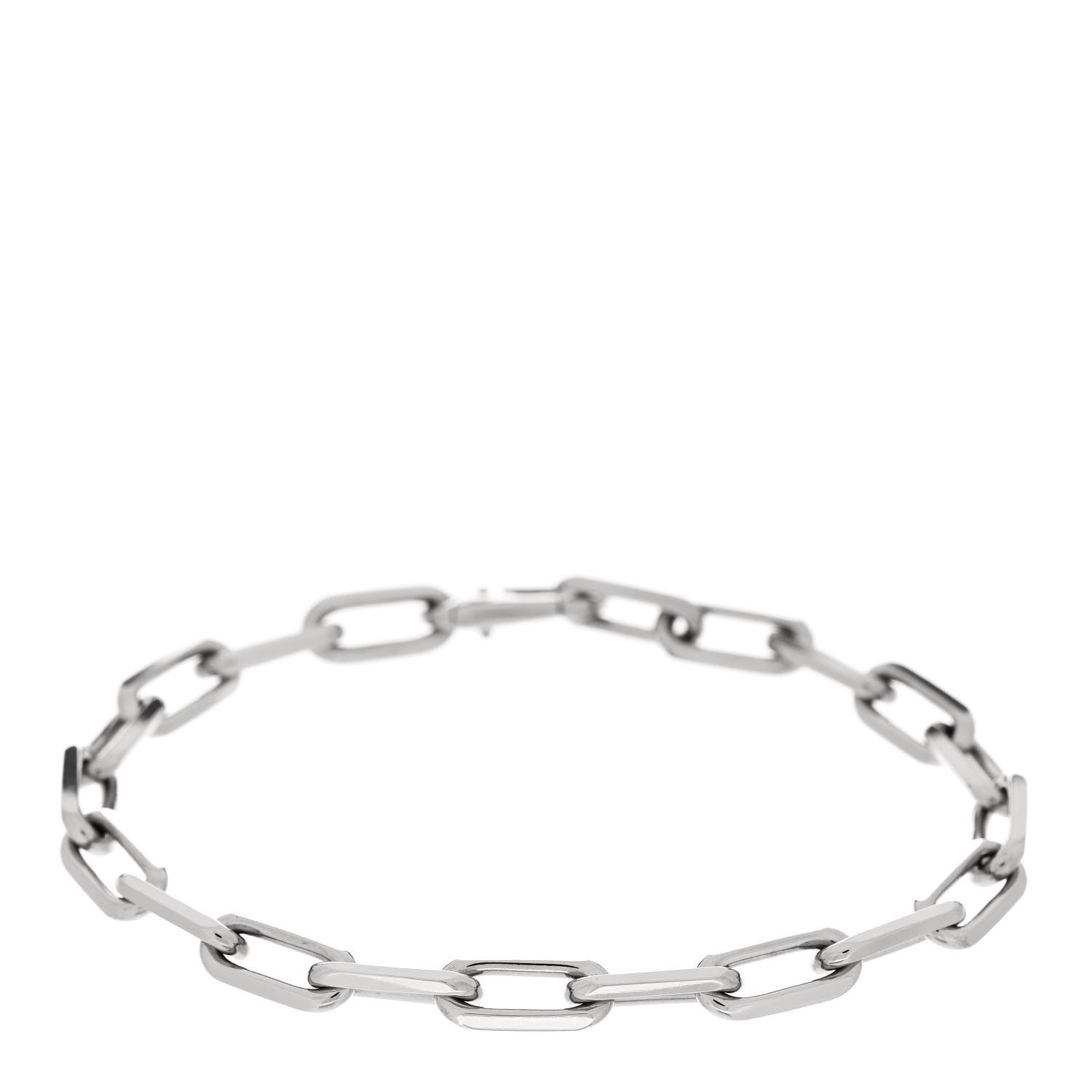 Cartier 18K White Gold Santos de Cartier Bracelet 1 of 3