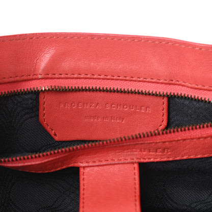 Proenza Schouler Lambskin Medium PS1 Satchel Deep Coral 7 of 19