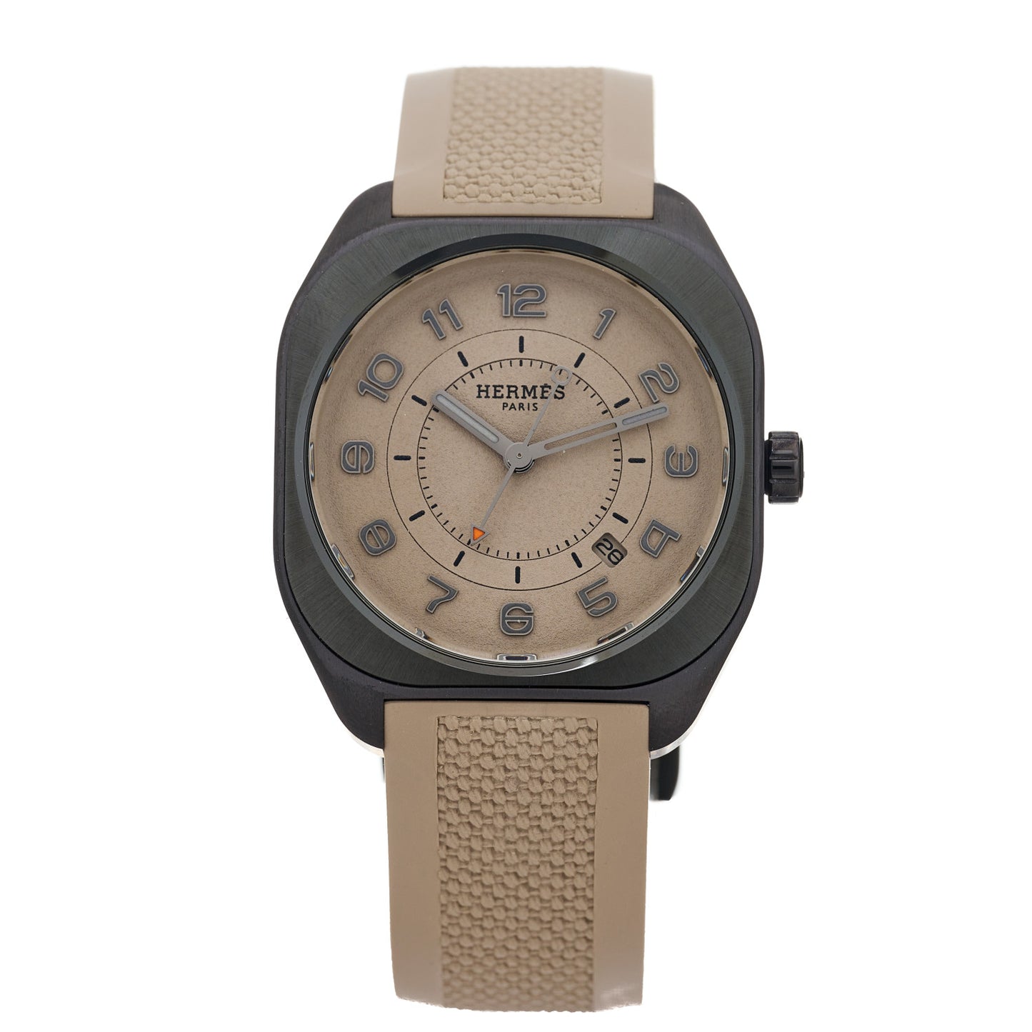 Titanium Rubber 39mm H08 Special Edition Automatic Watch Taupe