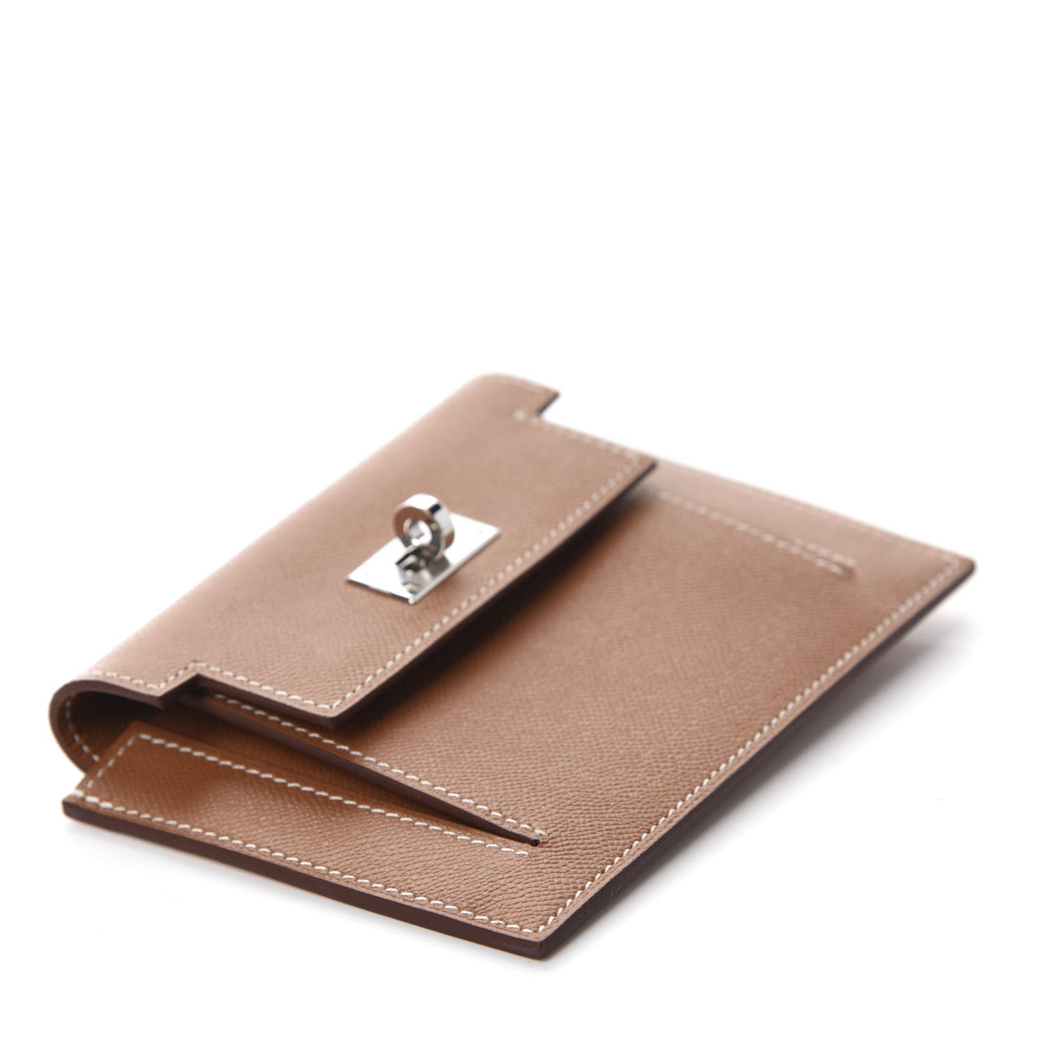 Hermes Epsom Kelly Pocket Compact Wallet Gold 4 of 8