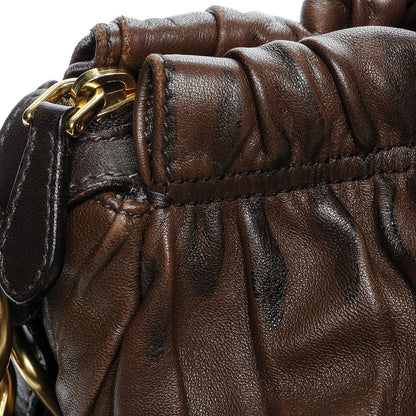 Prada Nappa Gaufre Shopping Satchel Noce 8 of 10