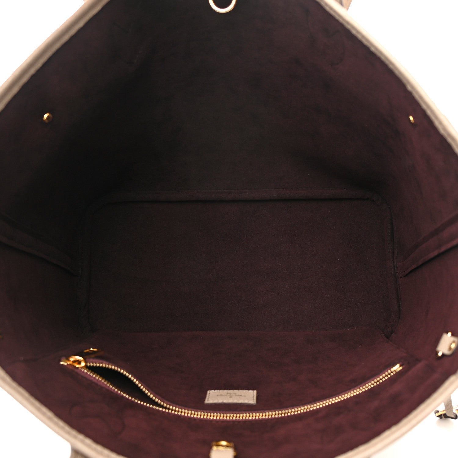 Louis Vuitton Empreinte Monogram Giant Neverfull MM Tourterelle 5 of 11