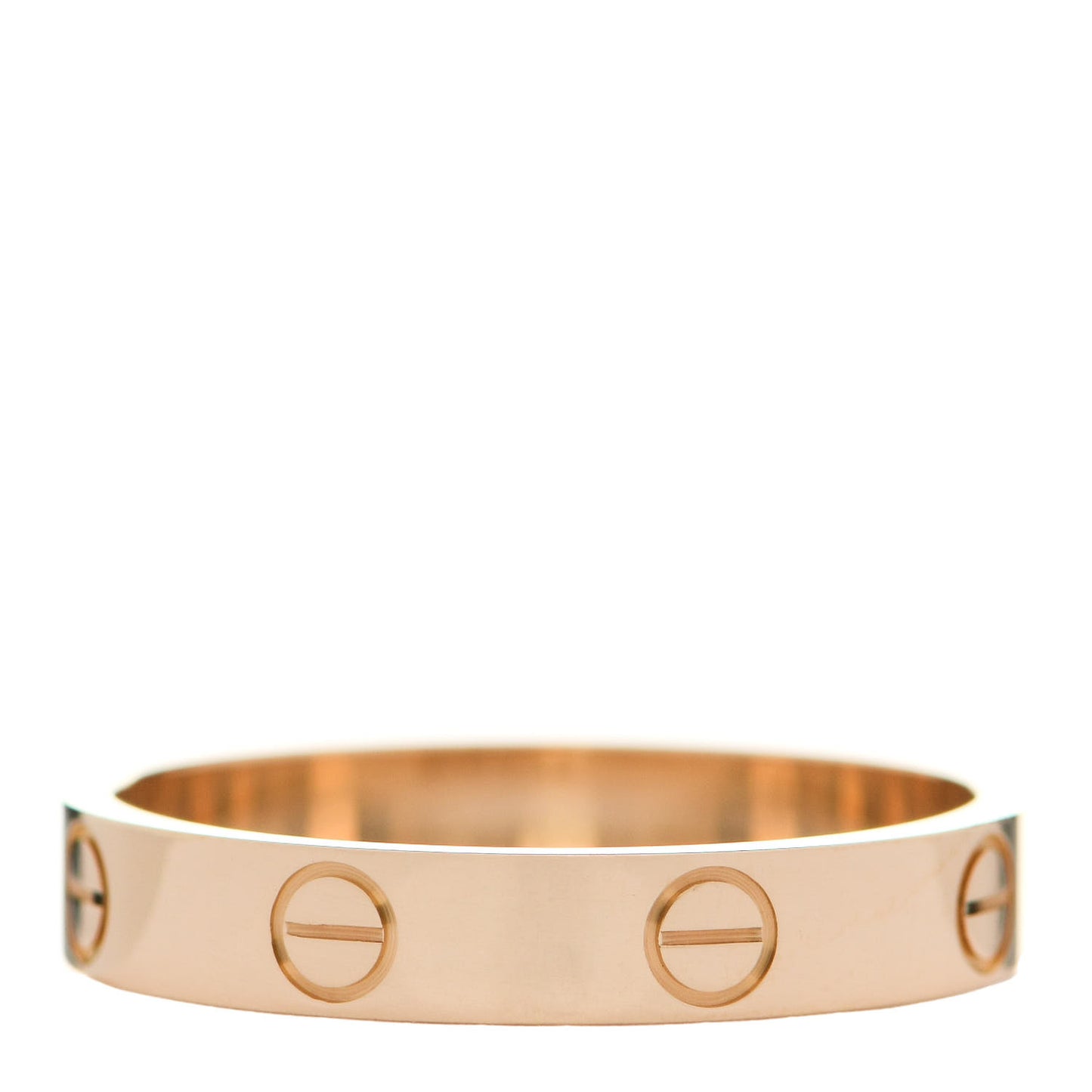 18K Yellow Gold 3.5mm LOVE Wedding Band Ring 57 8