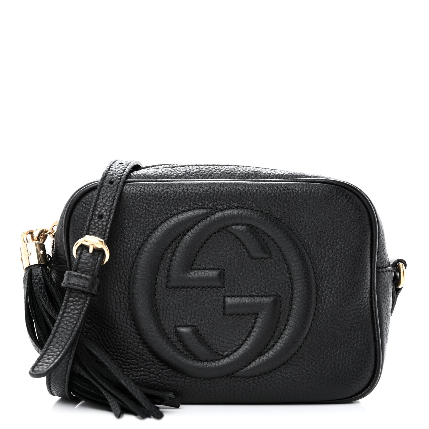 Gucci Pebbled Calfskin Small Soho Disco Bag Black 1 of 18