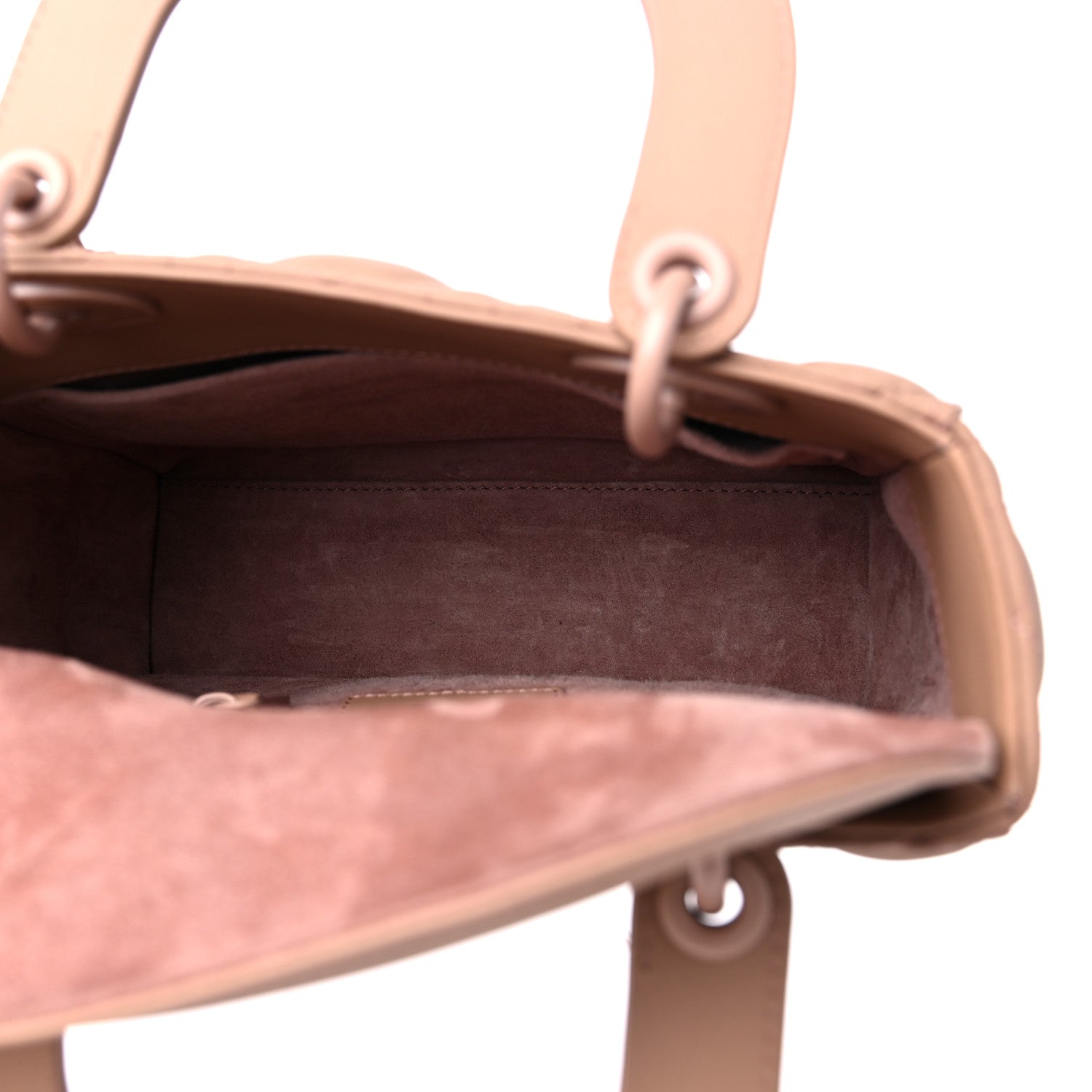 Christian Dior Ultra Matte Calfskin Cannage Small My ABCDior Lady Dior Beige 5 of 8