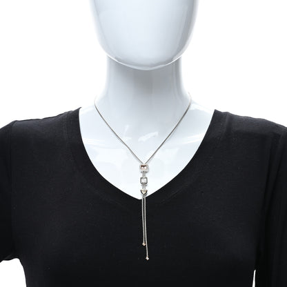 David Yurman Sterling Silver 18K Rose Gold Diamond Morganite Prasiolite Citrine Novella Y Necklace 3 of 4