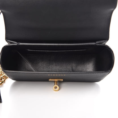 Versace Calfskin Barocco Printed Icon Small Shoulder Bag Black 5 of 8
