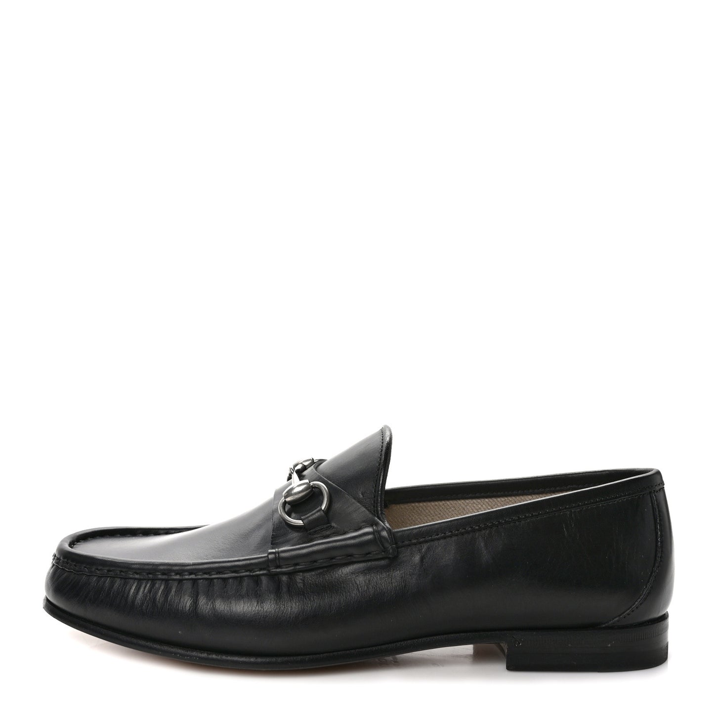 Calfskin Mens 1953 Horsebit Loafers 9 Black