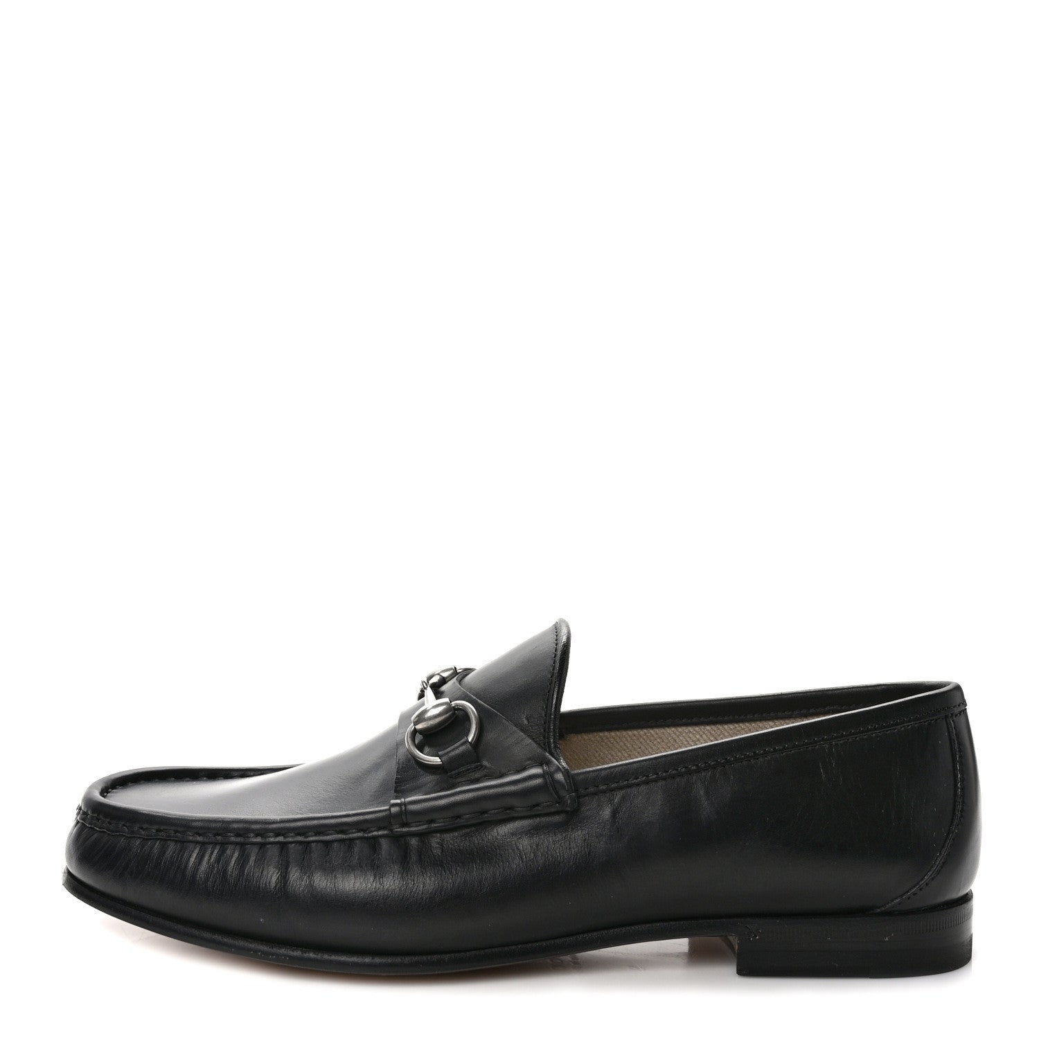 Gucci Calfskin Mens 1953 Horsebit Loafers 9 Black 1 of 8