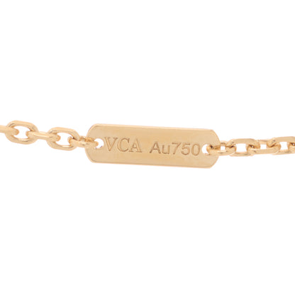 Van Cleef & Arpels 18K Yellow Gold Mother of Pearl Magic Alhambra Long Necklace 4 of 5
