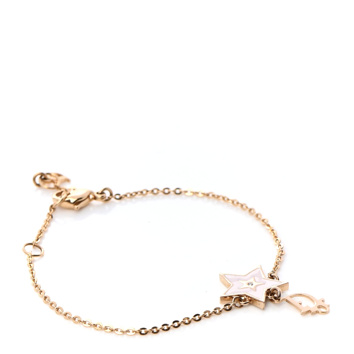 Metal Star Bracelet Purple Gold