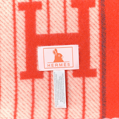 Hermes Wool Cashmere Avalon Passe-Passe Blanket Figue 3 of 3