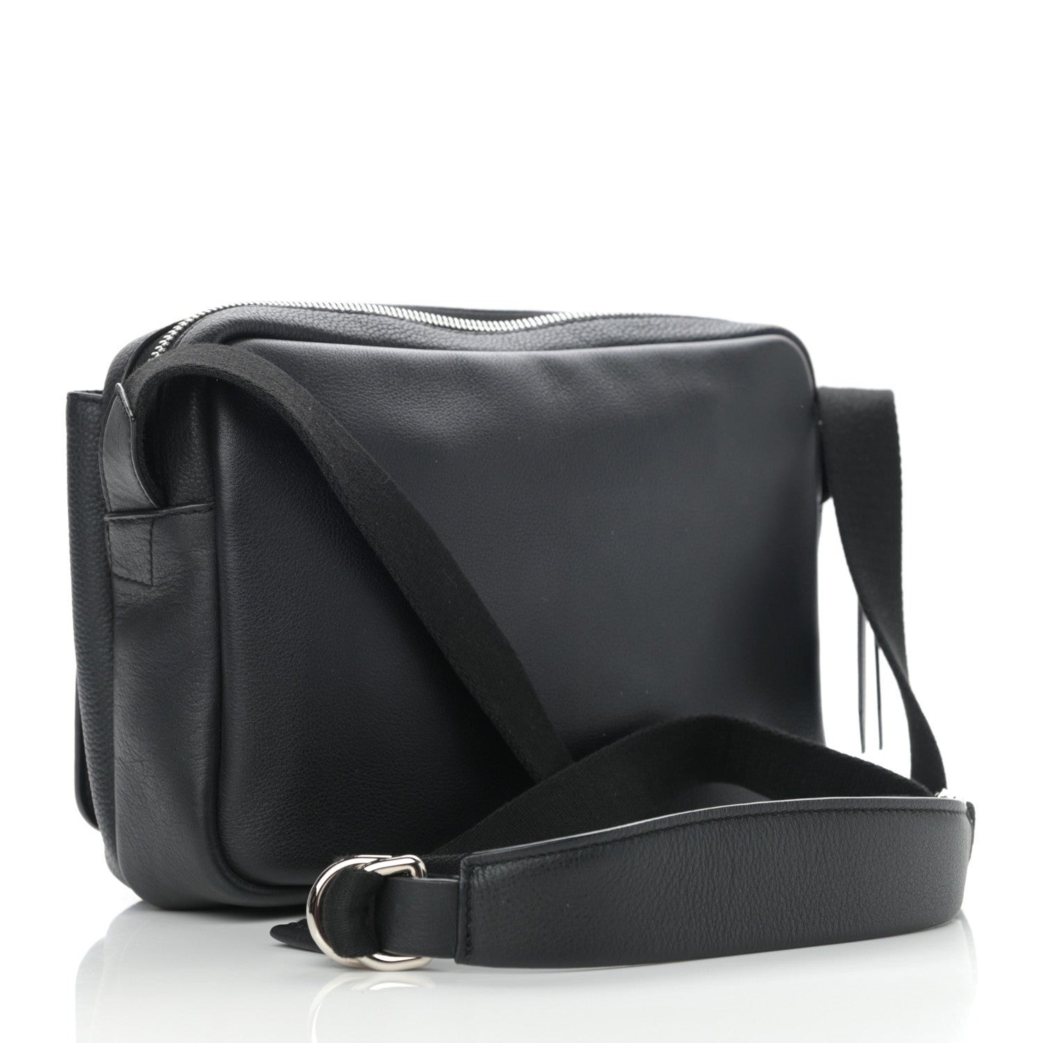 Loewe Soft Grained Calfskin XS Military Messenger Bag Black 3 of 13