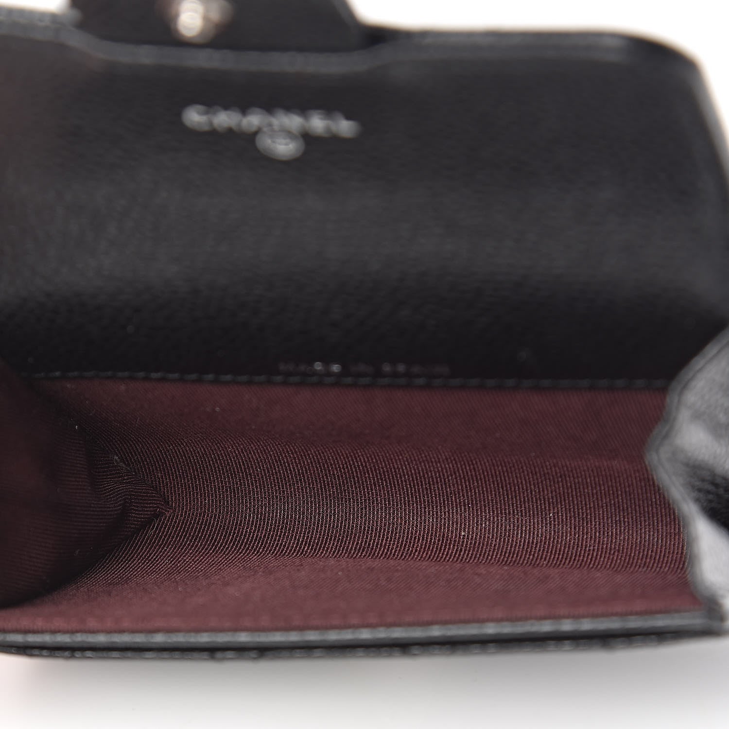 Chanel Caviar Quilted Flap Card Holder Black 5 of 8