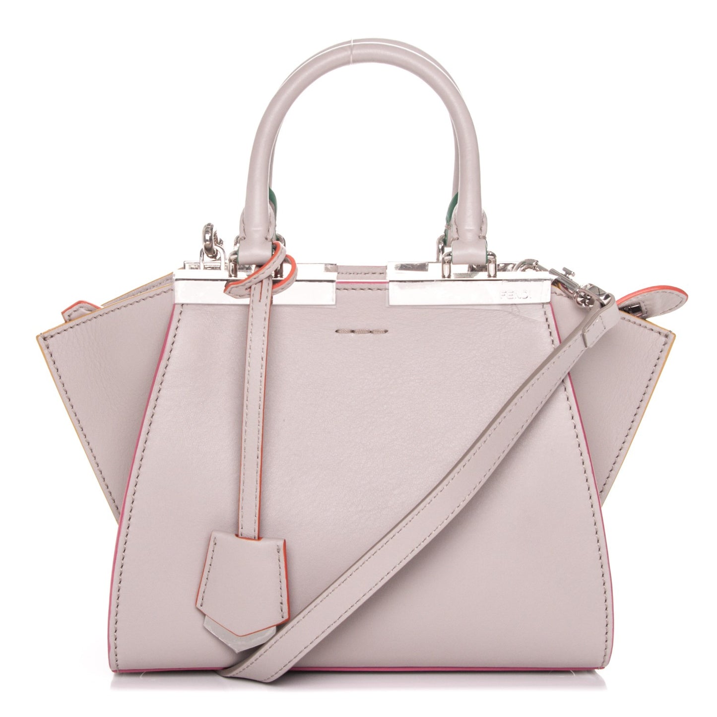 Vitello Dolce Mini 3Jours Tote Grigio Polvere