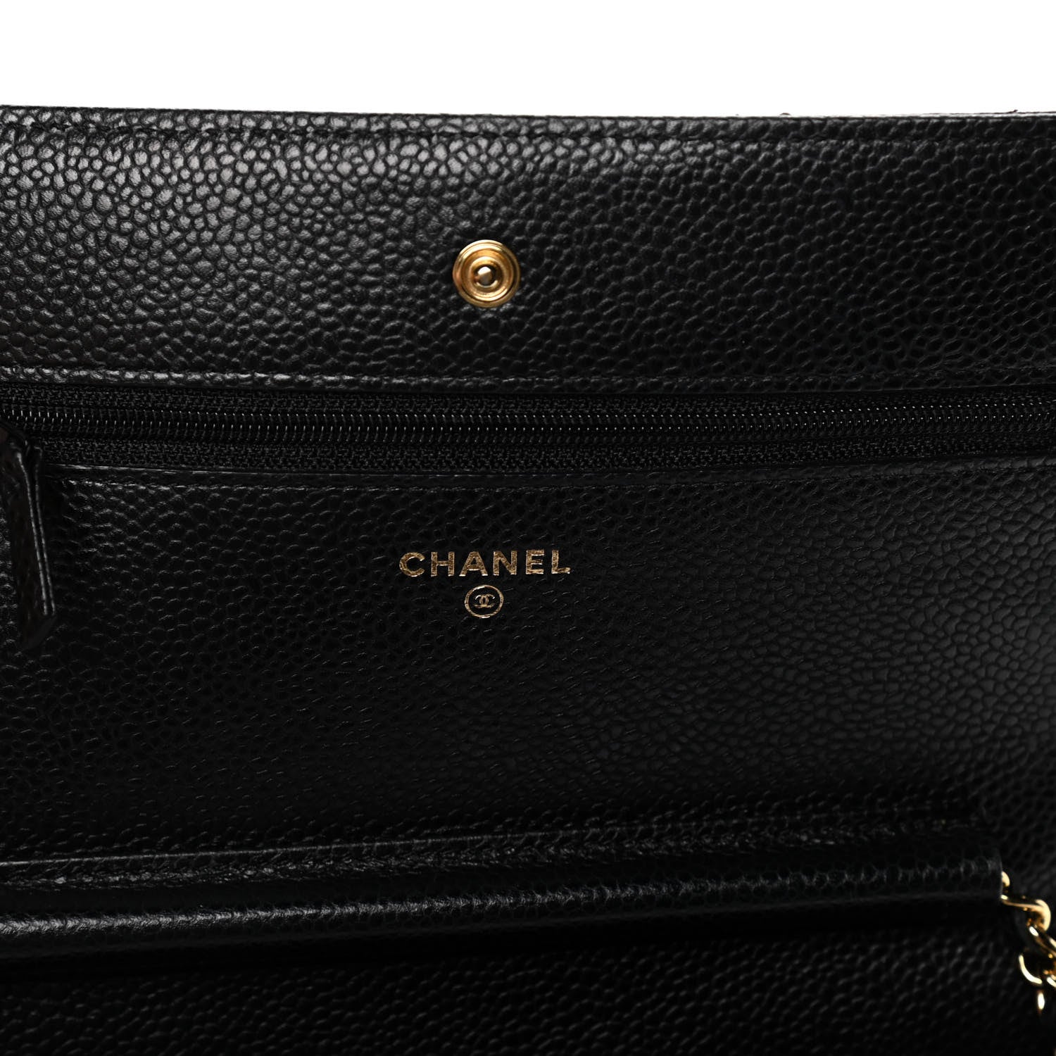 Chanel Caviar Quilted Wallet On Chain WOC Black 6 of 13