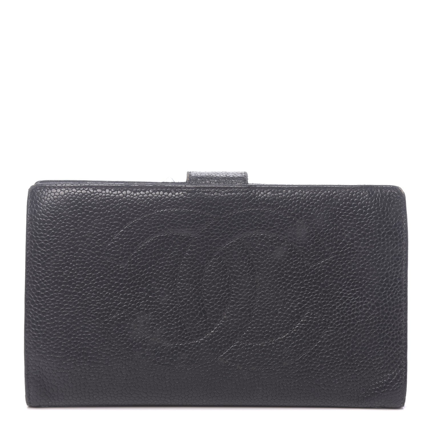 Chanel Caviar Timeless CC French Wallet Black 1 of 16