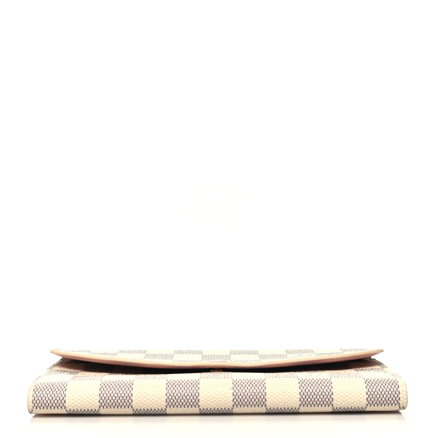 Louis Vuitton Damier Azur Emilie Wallet Rose Ballerine 10 of 11