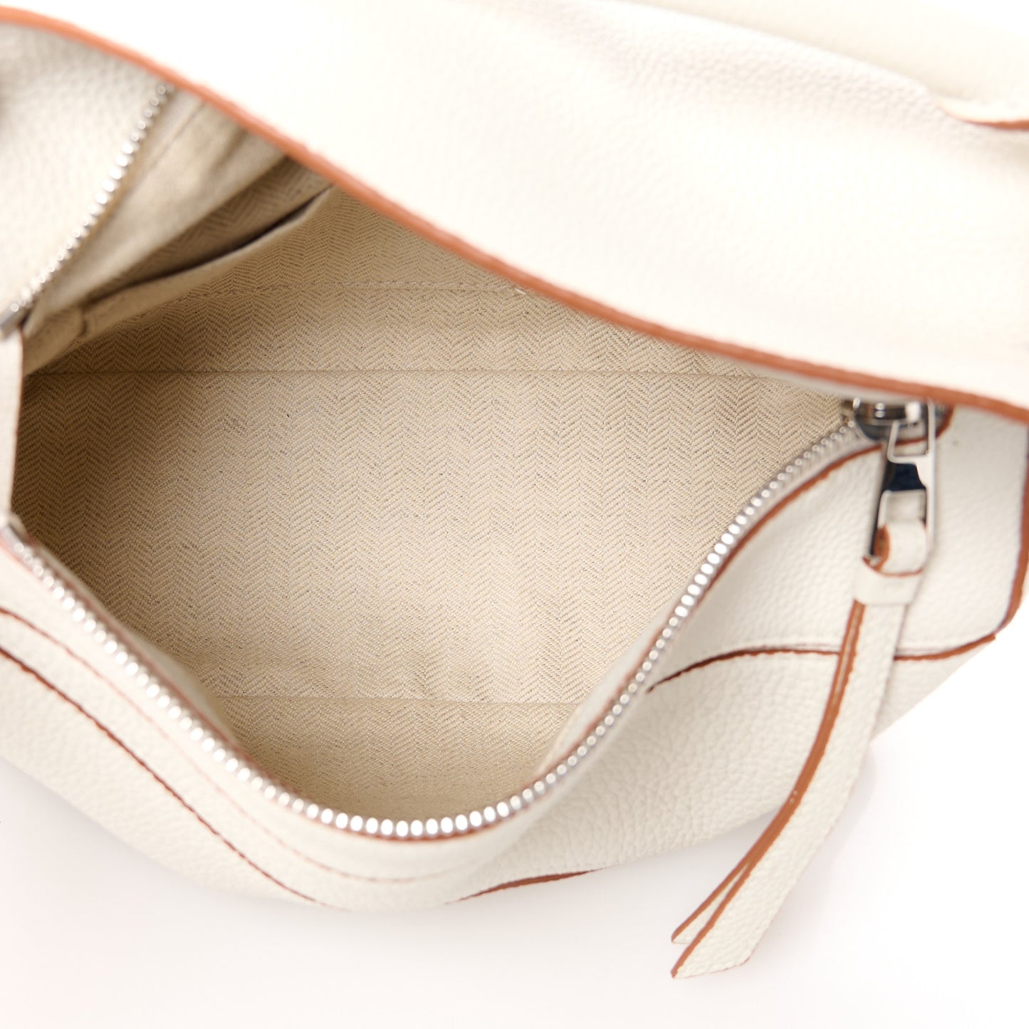 Calfskin Small Puzzle Bag Ivory