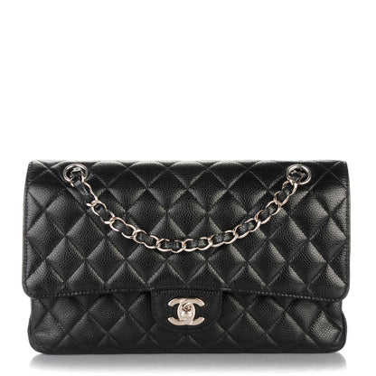 Chanel Caviar Quilted Medium Double Flap Black 1 of 7