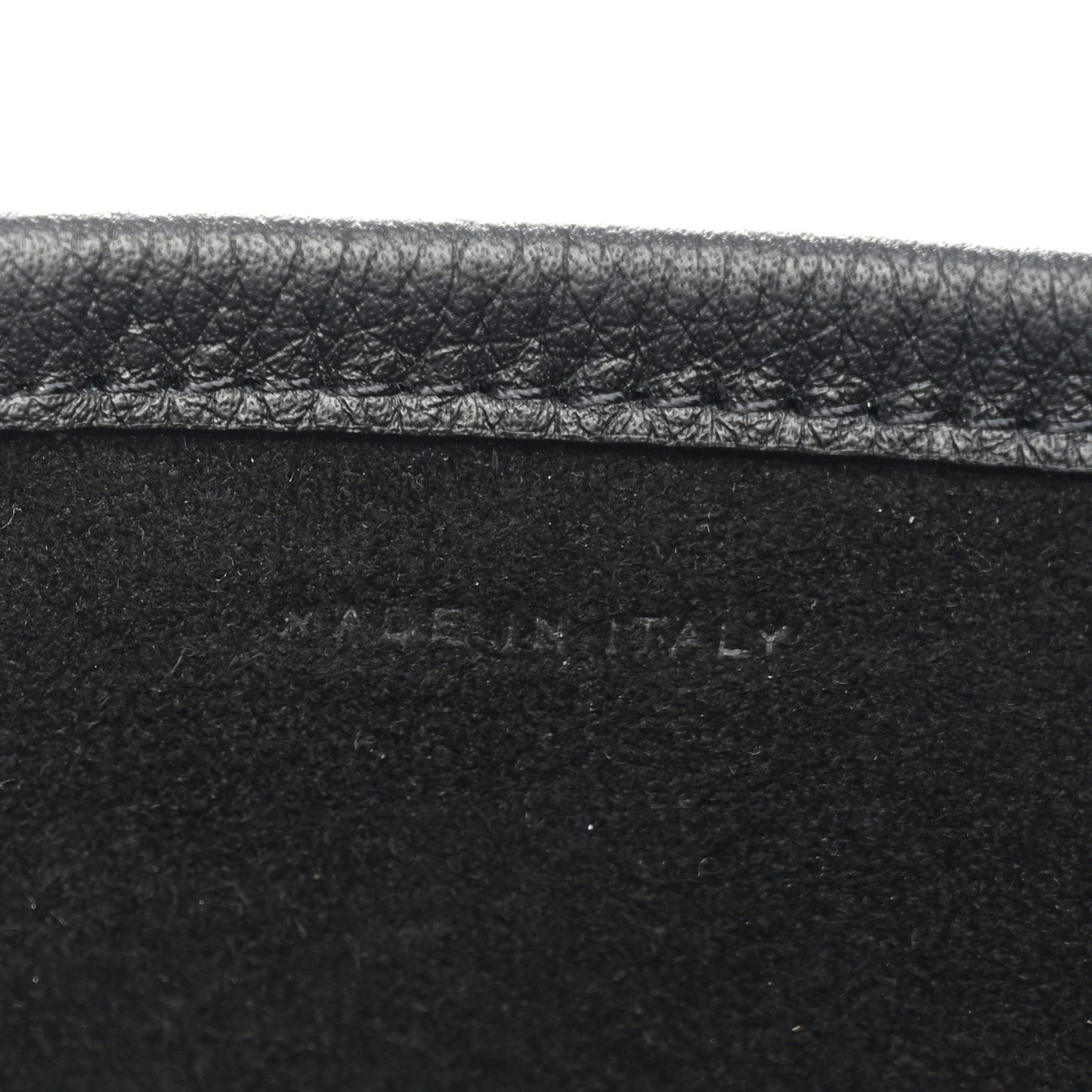 Grained Calfskin Medium N/S Park Tote Black