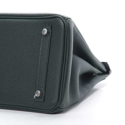 Hermes Togo Birkin 30 Vert Cypress 10 of 11