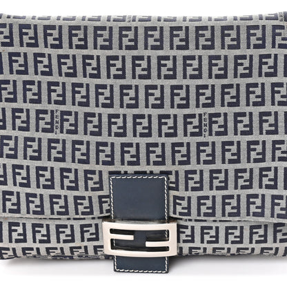 Fendi Zucchino Mama Baguette Navy 7 of 10
