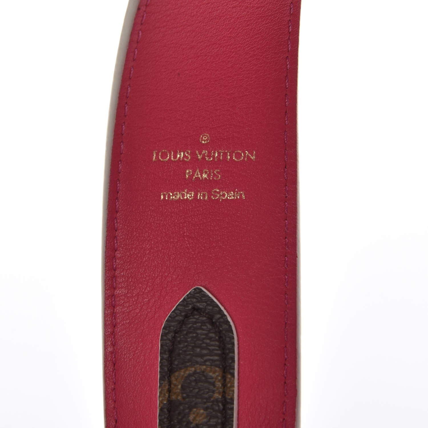 Louis Vuitton Monogram Bandouliere Shoulder Strap Hot Pink 3 of 4