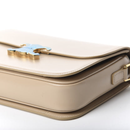 Celine Shiny Calfskin Medium Triomphe Nude 7 of 11