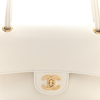 Chanel Grained Calfskin Mini Souplissimo Maxi Flap White 8 of 12