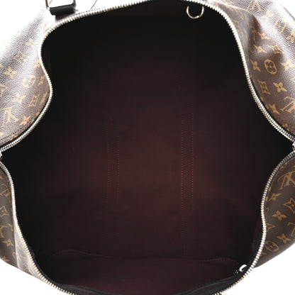 Louis Vuitton Monogram Macassar Keepall Bandouliere 55 4 of 8