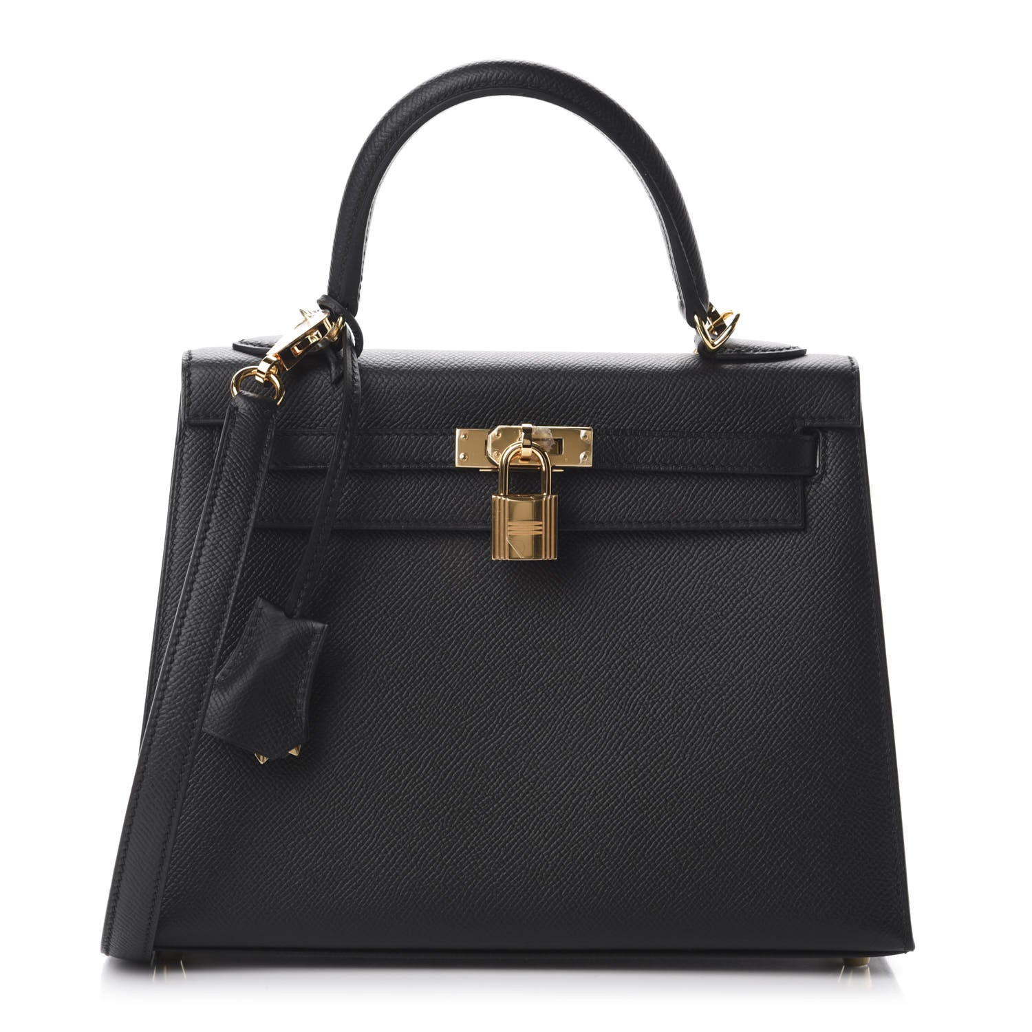 Hermes Epsom Kelly Sellier 25 Black 1 of 11