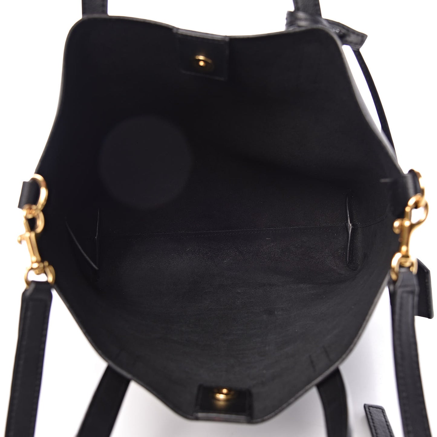 Calfskin Toy Shopping Tote Black