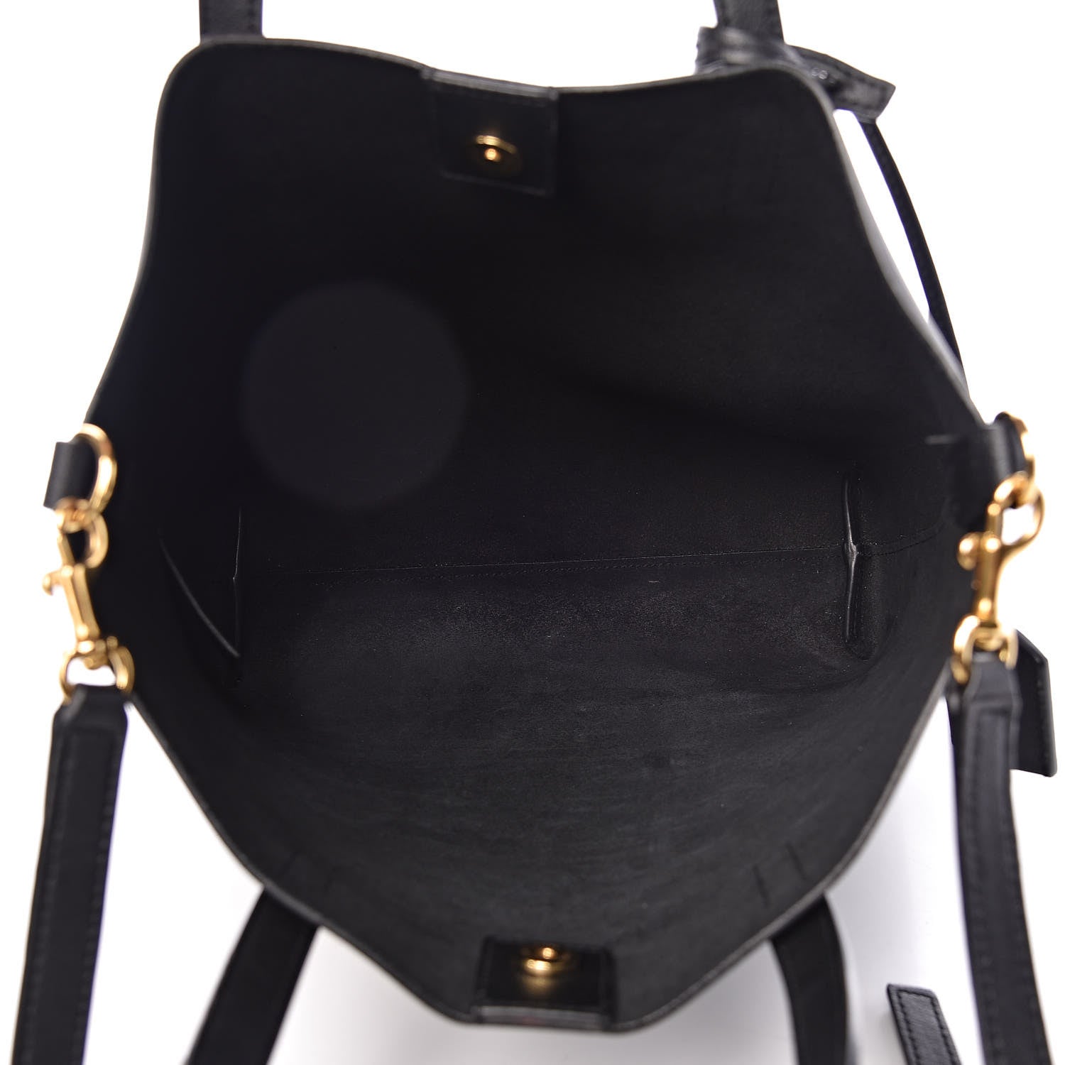 Saint Laurent Calfskin Toy Shopping Tote Black 6 of 15