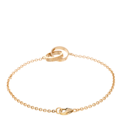 Cartier 18K Yellow Gold Interlocking LOVE Bracelet 2 of 4