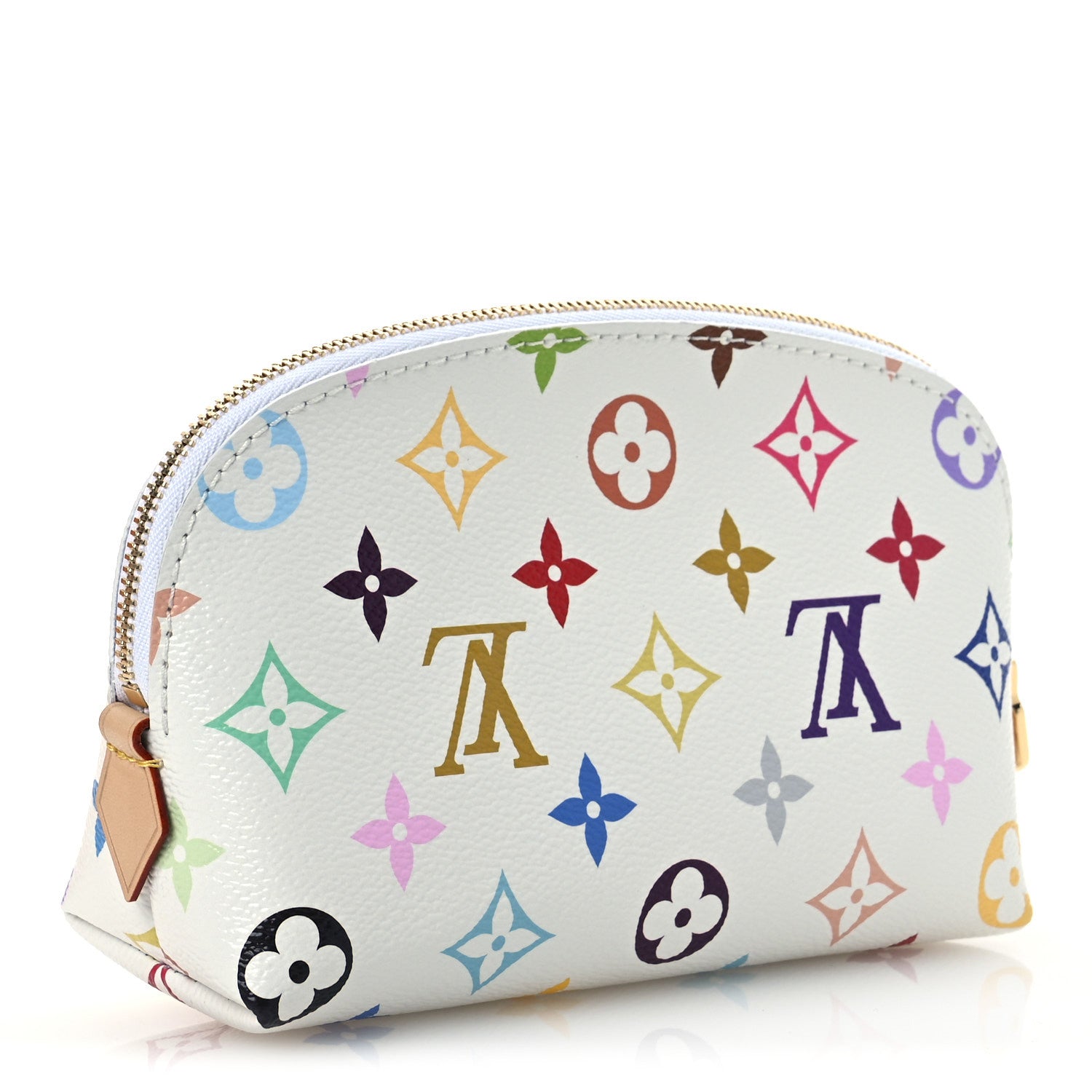 Louis Vuitton LV X TM Monogram Multicolor Cosmetic Pouch PM White 3 of 7