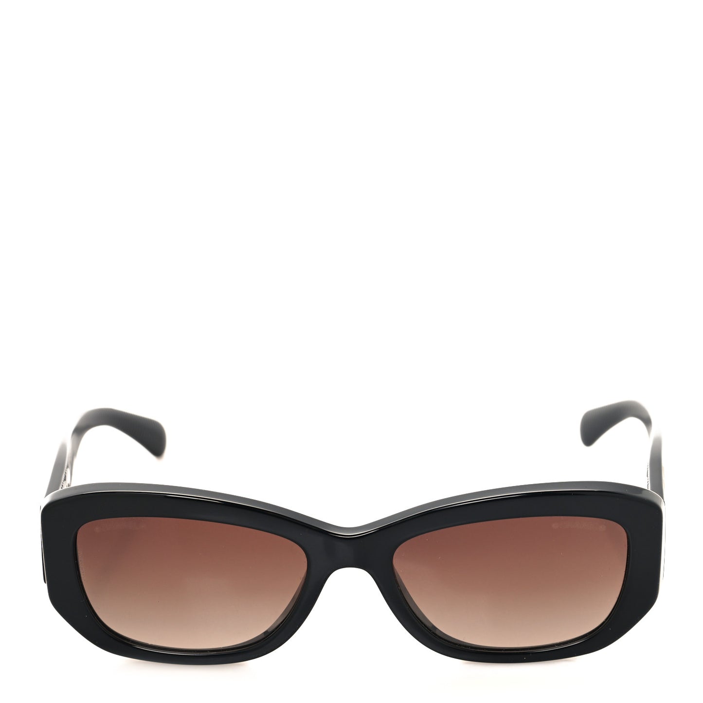 Acetate Rectangle Sunglasses 5493 Black