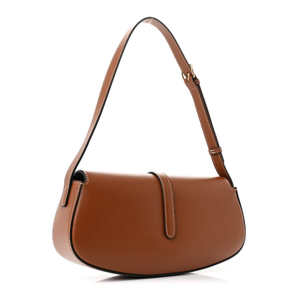 Celine Smooth Calfskin Tabou Shoulder Bag Tan 3 of 11