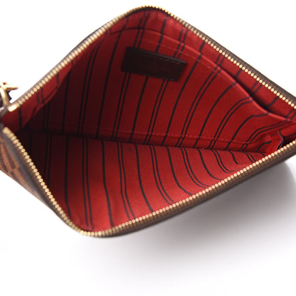 Louis Vuitton Damier Ebene Neverfull MM GM Pochette 4 of 8
