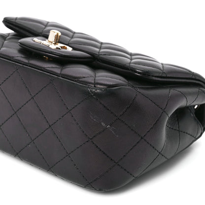 Chanel Lambskin Quilted Mini Square Flap Black 12 of 12