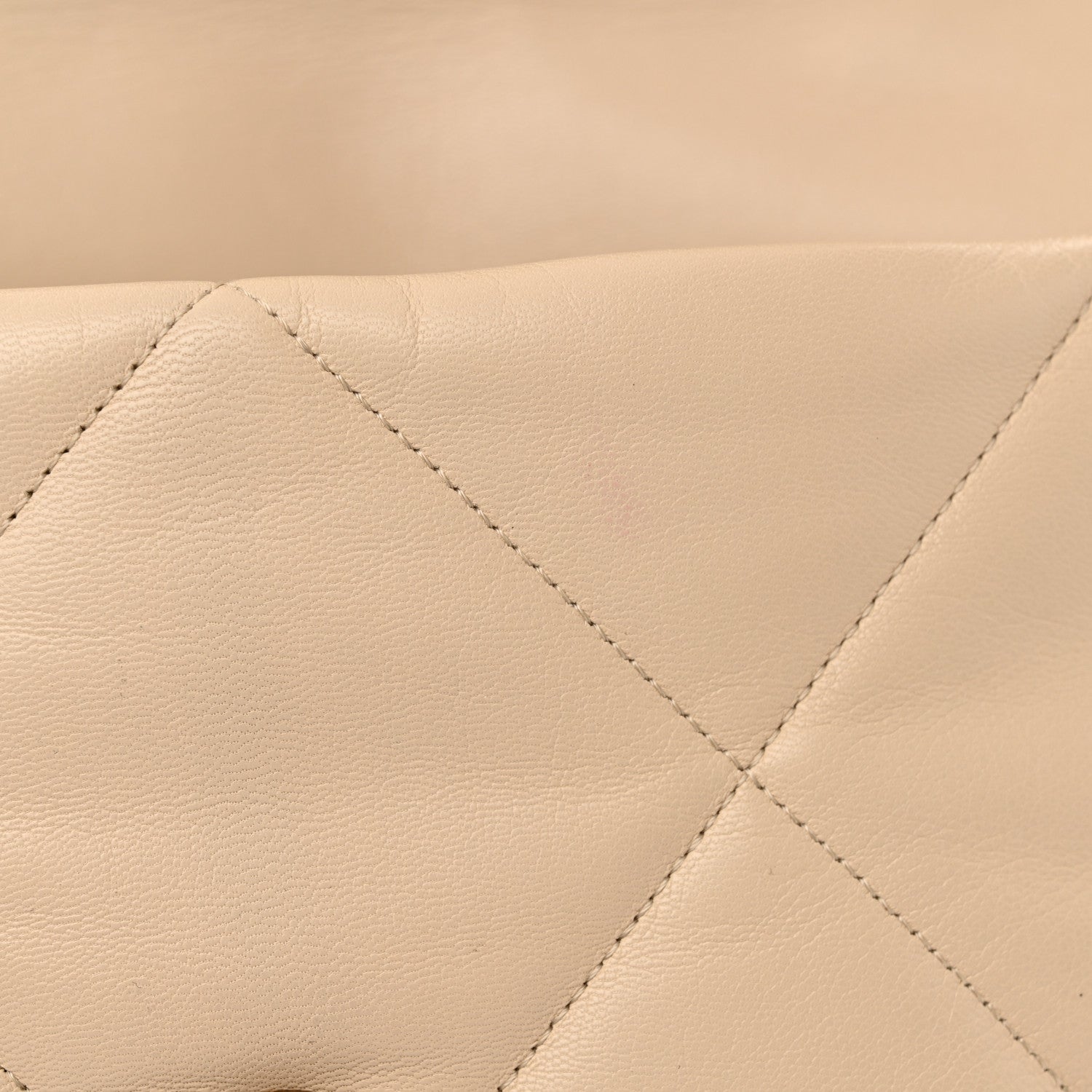 Chanel Lambskin Quilted Large Chanel 19 Flap Light Beige 11 of 11