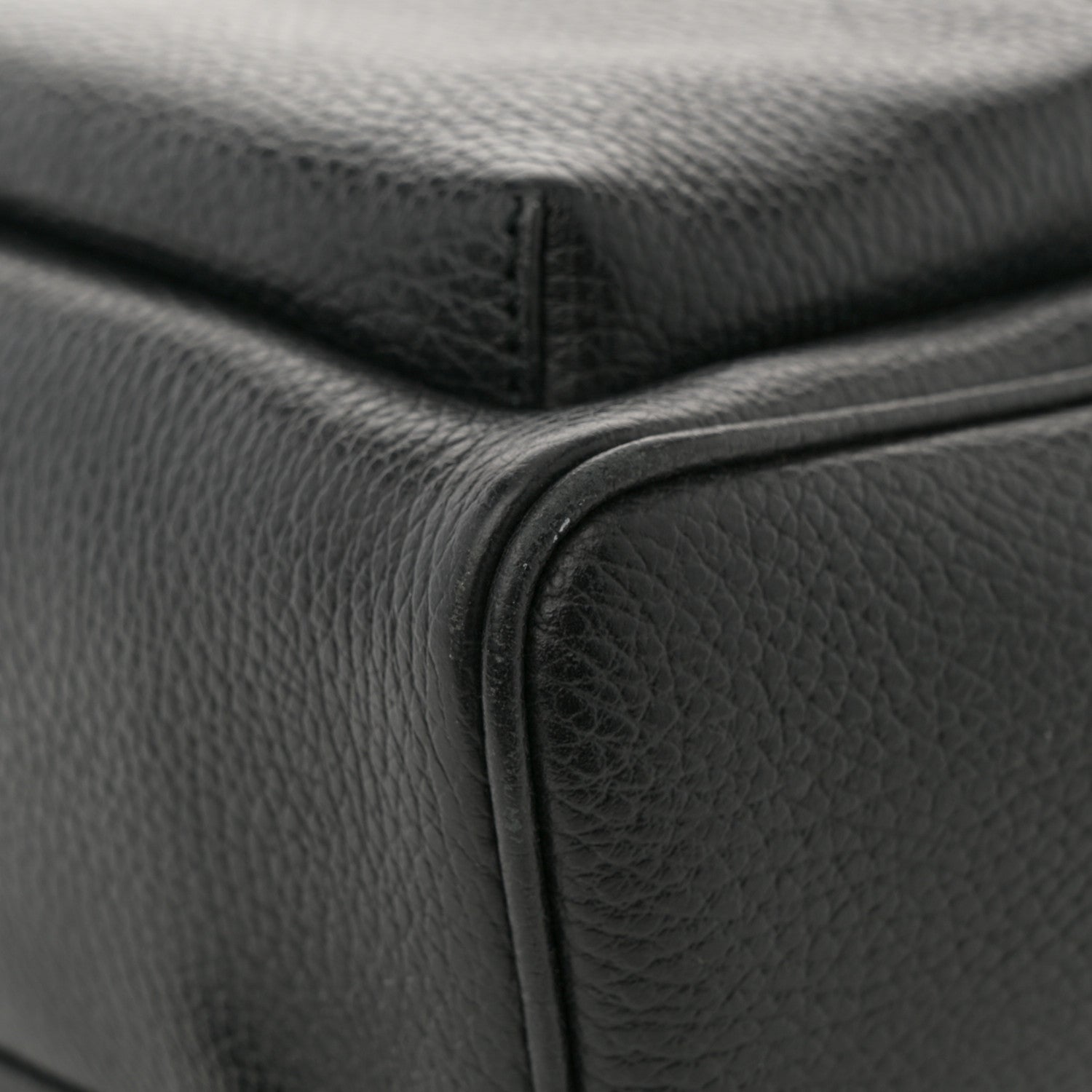 Gucci Pebbled Calfskin Soho Chain Backpack Black 12 of 12