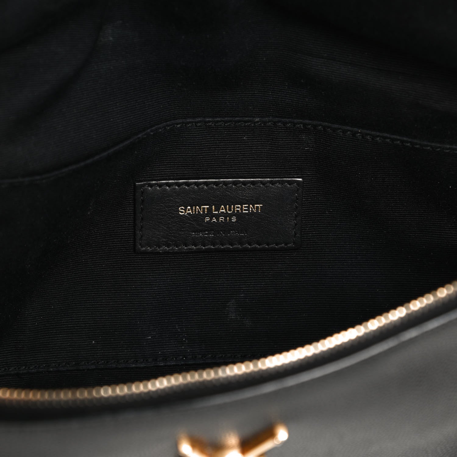 Saint Laurent Grain De Poudre Monogram Belt Bag Black 5 of 11