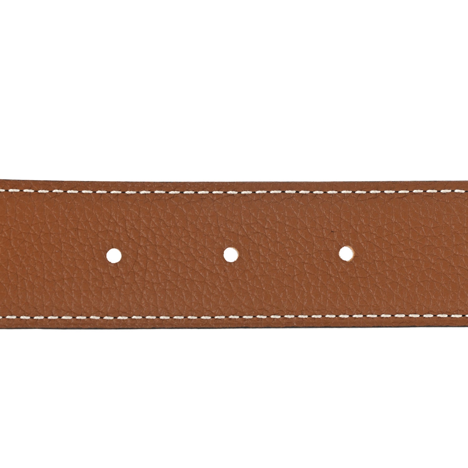 Hermes Togo Swift H Belt 85 Gold Black 4 of 5