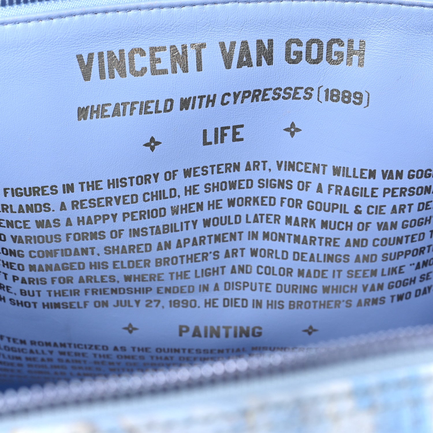 Louis Vuitton Masters Van Gogh Keepall Bandouliere 50 6 of 12