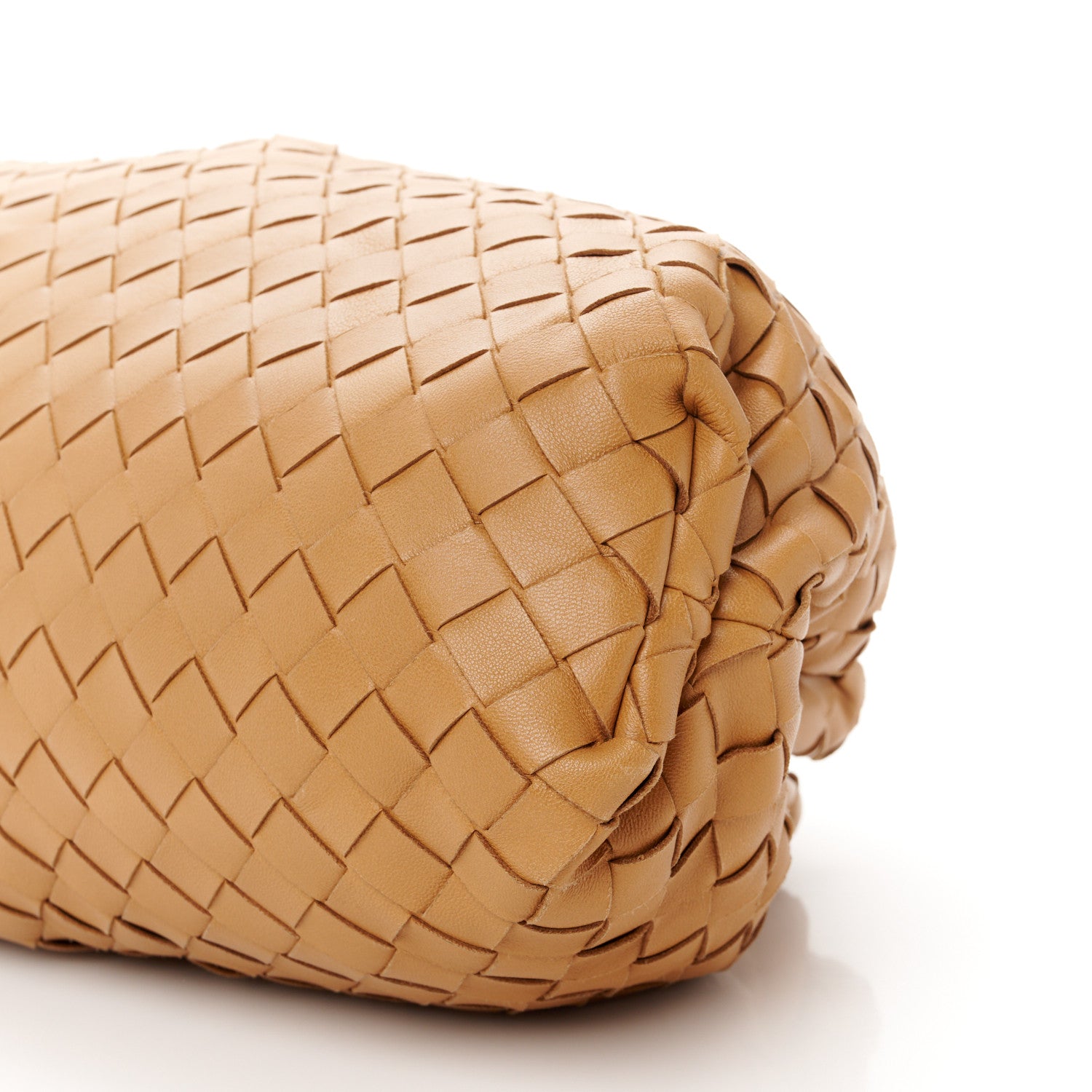 Bottega Veneta Nappa Maxi Intrecciato The Pouch Oversized Clutch Caramel 11 of 11